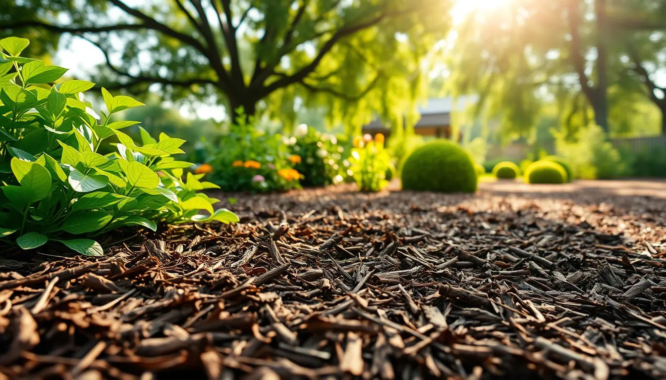 mulch depth and timing
