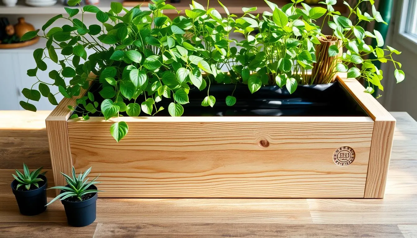 DIY self-watering planter