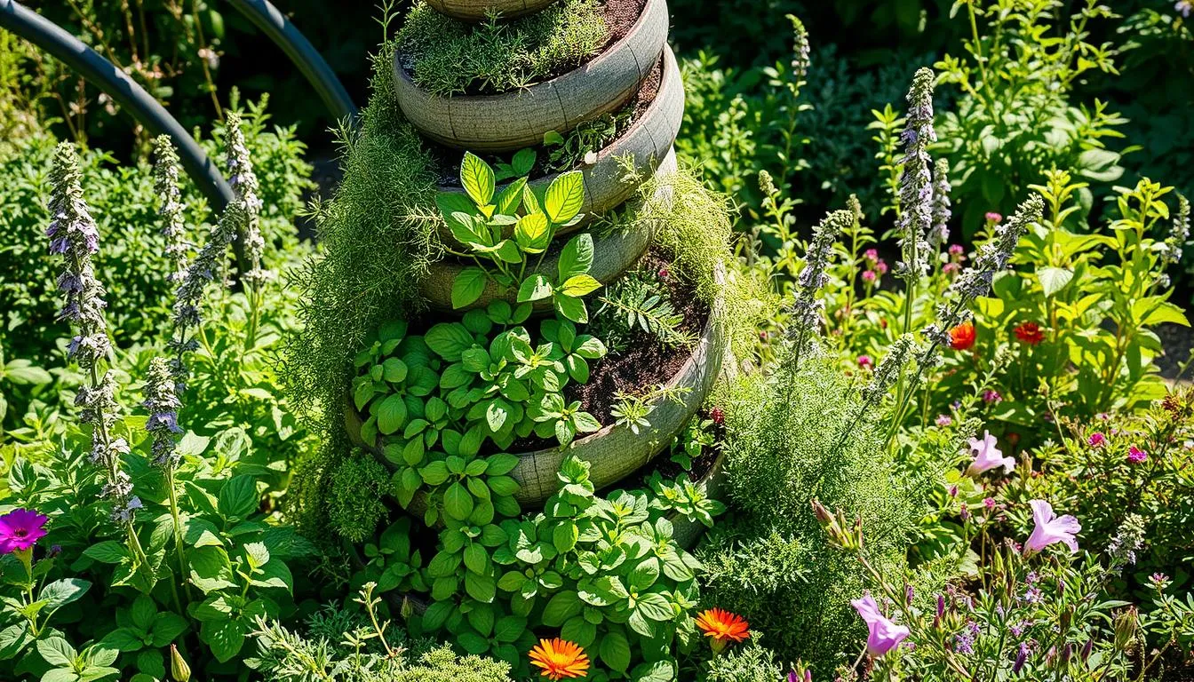 herb spiral location