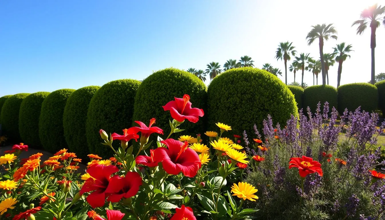 sun-loving shrubs