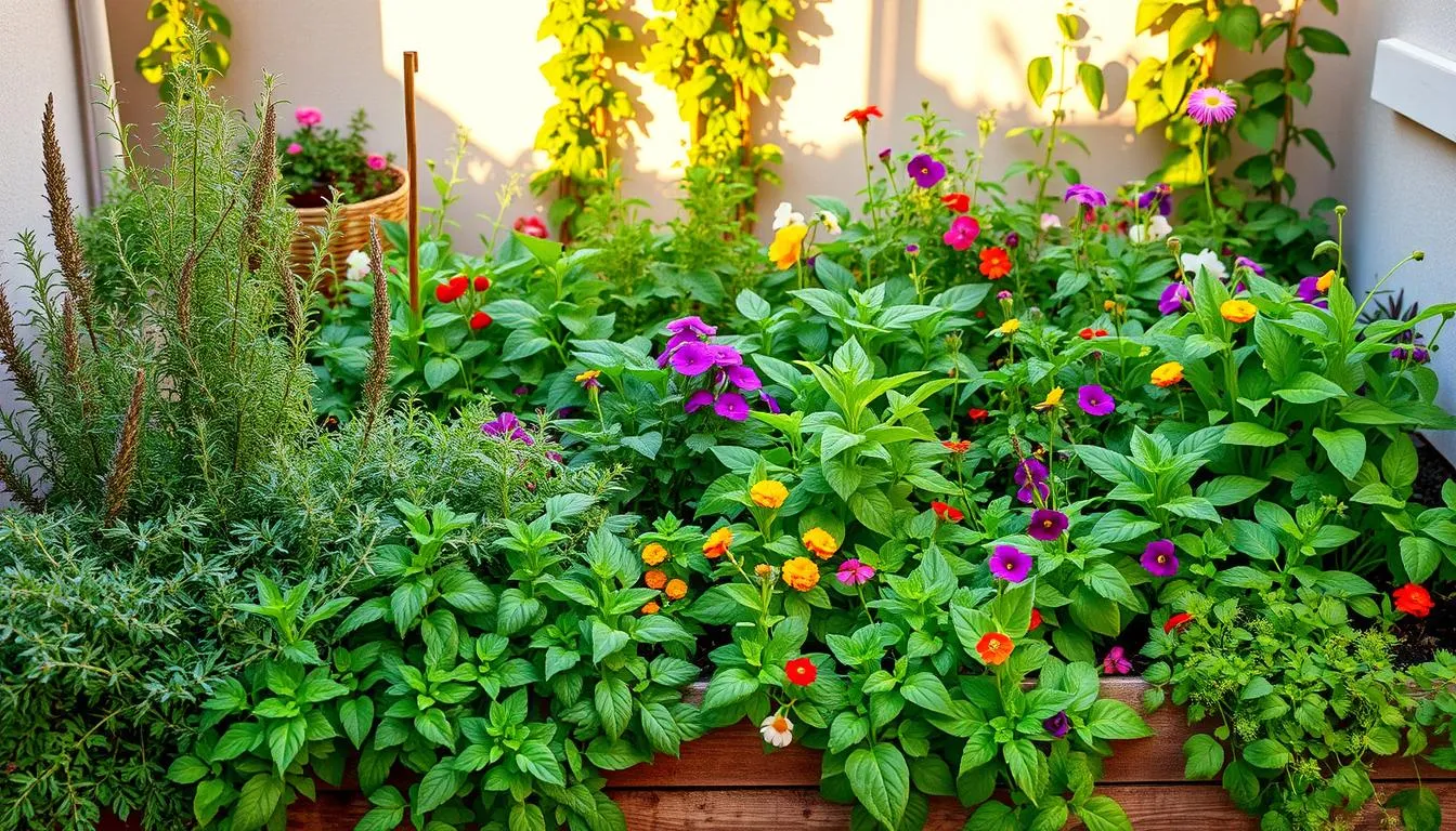 small-space edible landscape